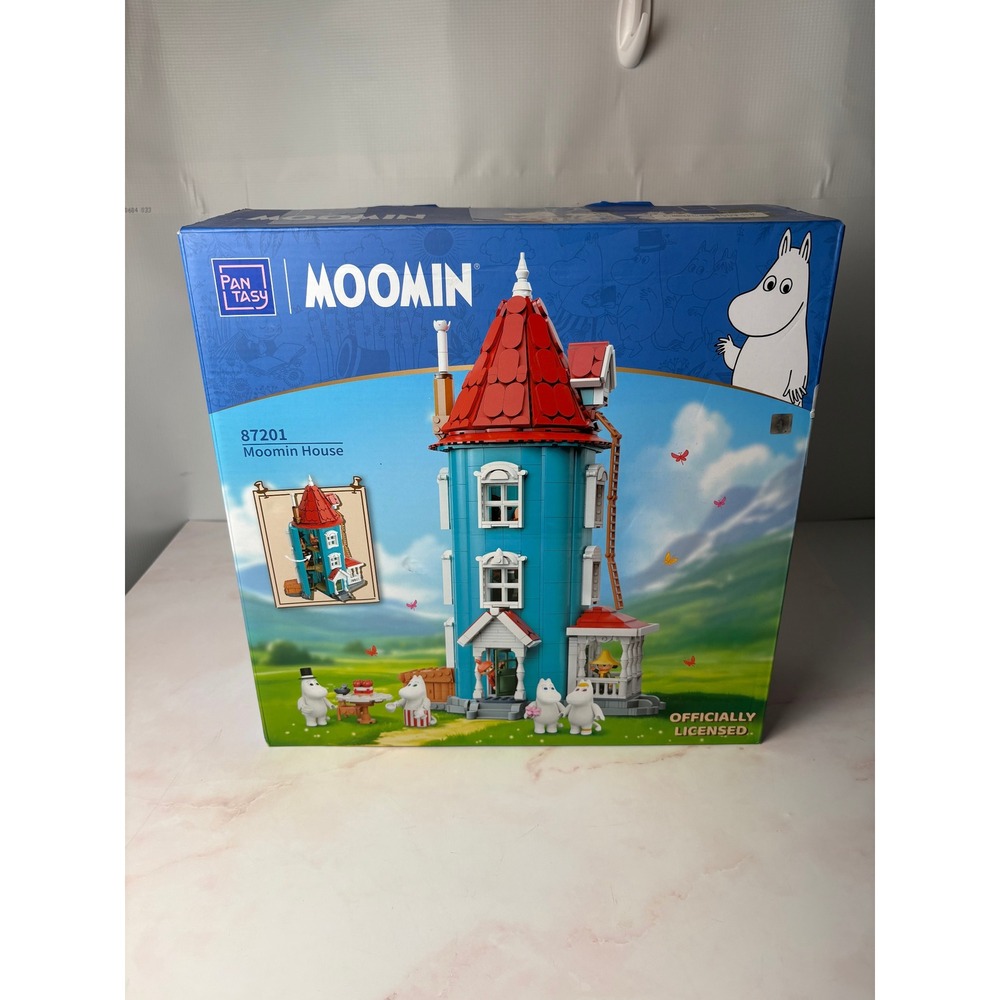 Pantasy Moomin House Building Block Set Officially Licensed Blue Tower Fairytale